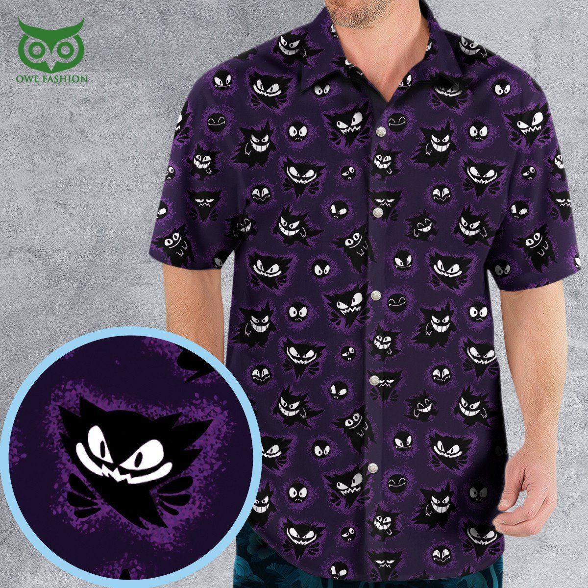 gastly haunter and gengar pokemon pattern new 2023 hawaiian shirt 1 gQ2mV.jpg