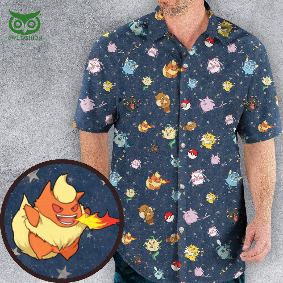 gengar as eevee the eeveelutions pokemon new 2023 hawaiian shirt 1 RgX8m.jpg