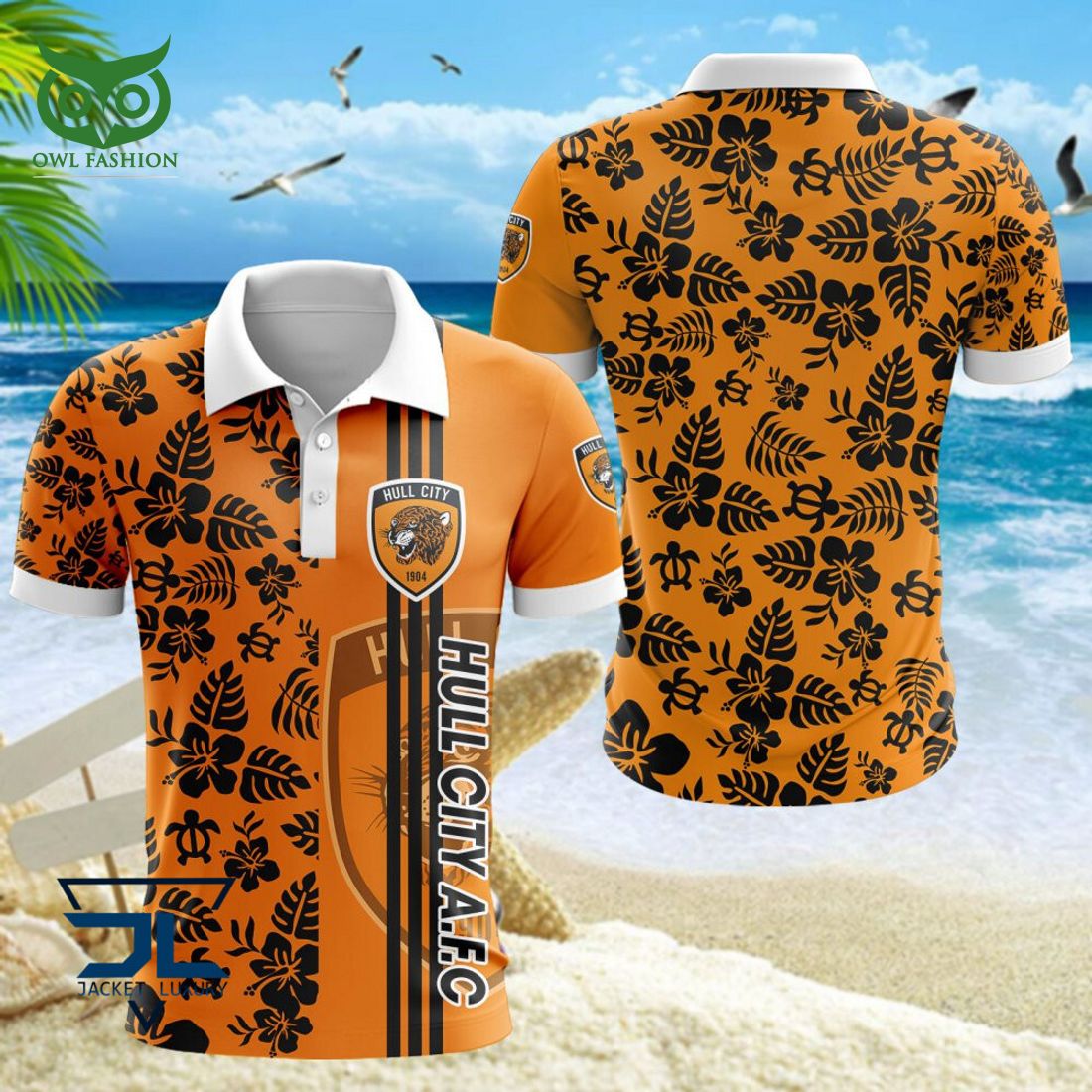 Cardiff City F.C Button Up Shirt Hawaiian Shirt - Owl Fashion Shop