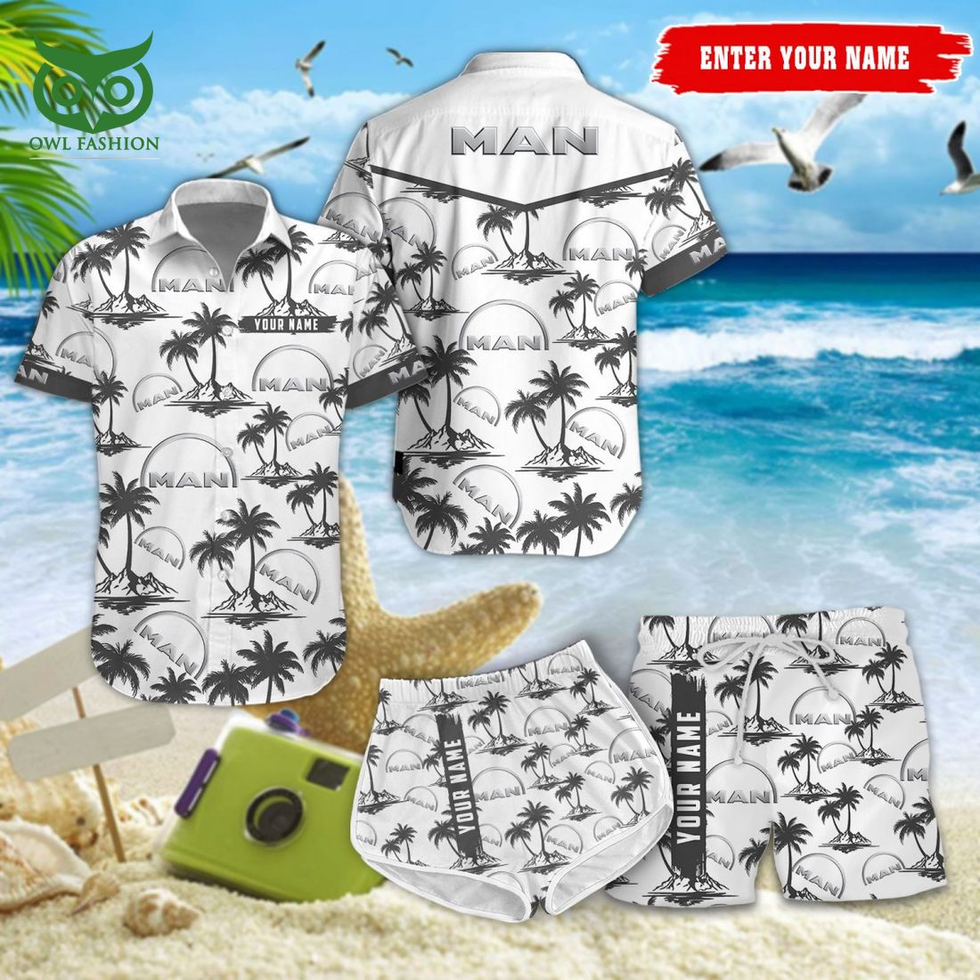 MAN Truck Car New Design Hawaiian Shirt Shorts This is your best picture man