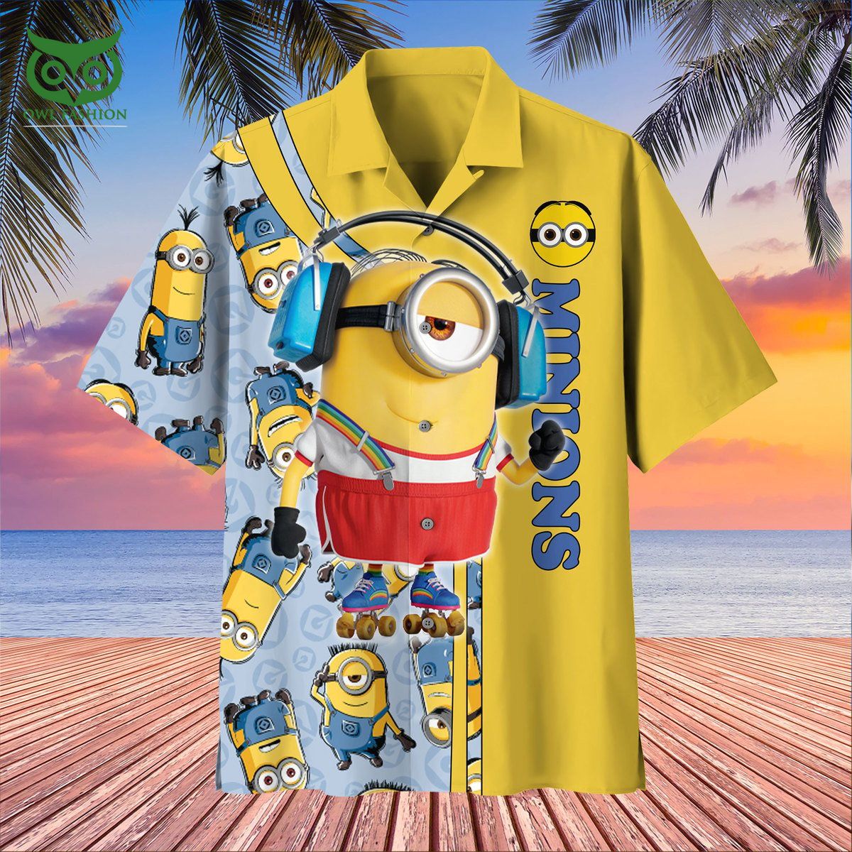 Minion Despicable Me Limited Hawaiian Shirt This place looks exotic.