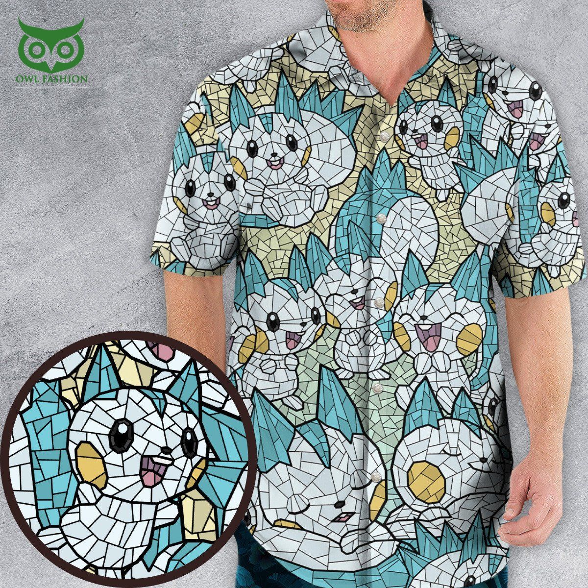 pachirisu stained glass pokemon new design 2023 hawaiian shirt 1 0lzvv.jpg