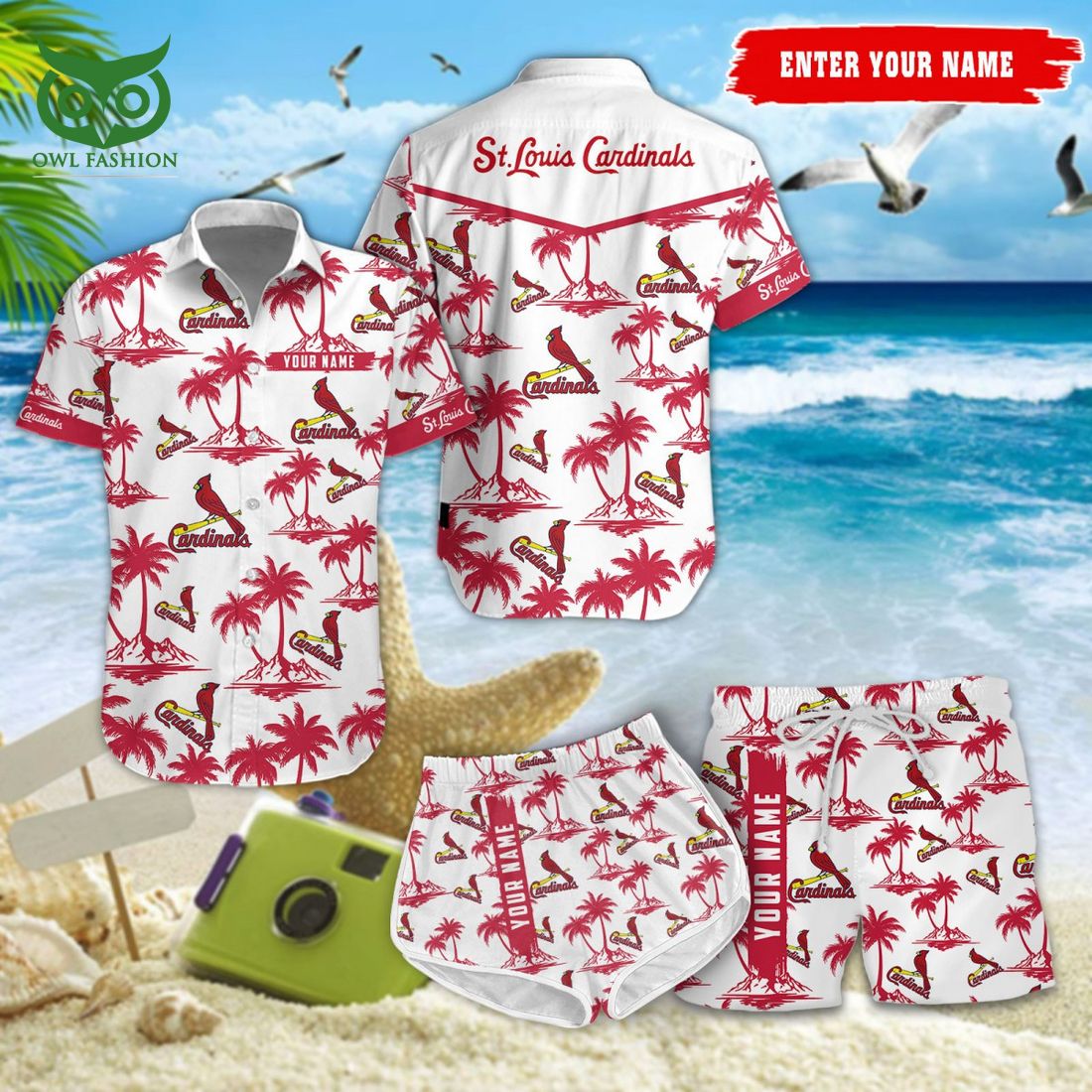 St. Louis Cardinals MLB Coconut Hawaiian Shirt Shorts Damn good