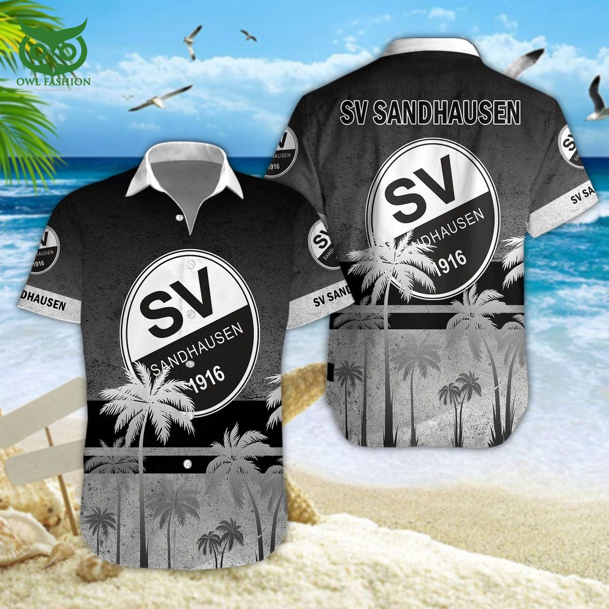 SV Sandhausen Germany Bundesliga 3D Tshirt Hawaiian Shorts Sizzling