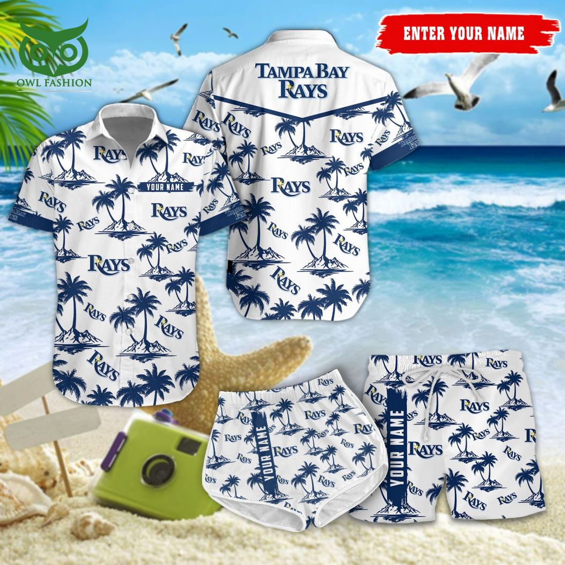 Tampa Bay Rays MLB Coconut Hawaiian Shirt Shorts Great, I liked it