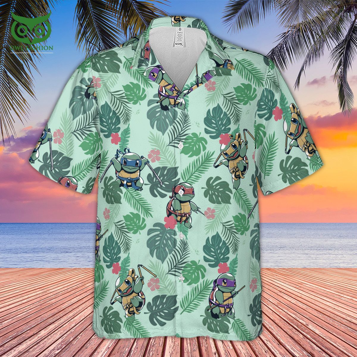 Teenage Mutant Ninja Turtles Adventures 3D hawaiian shirts for men