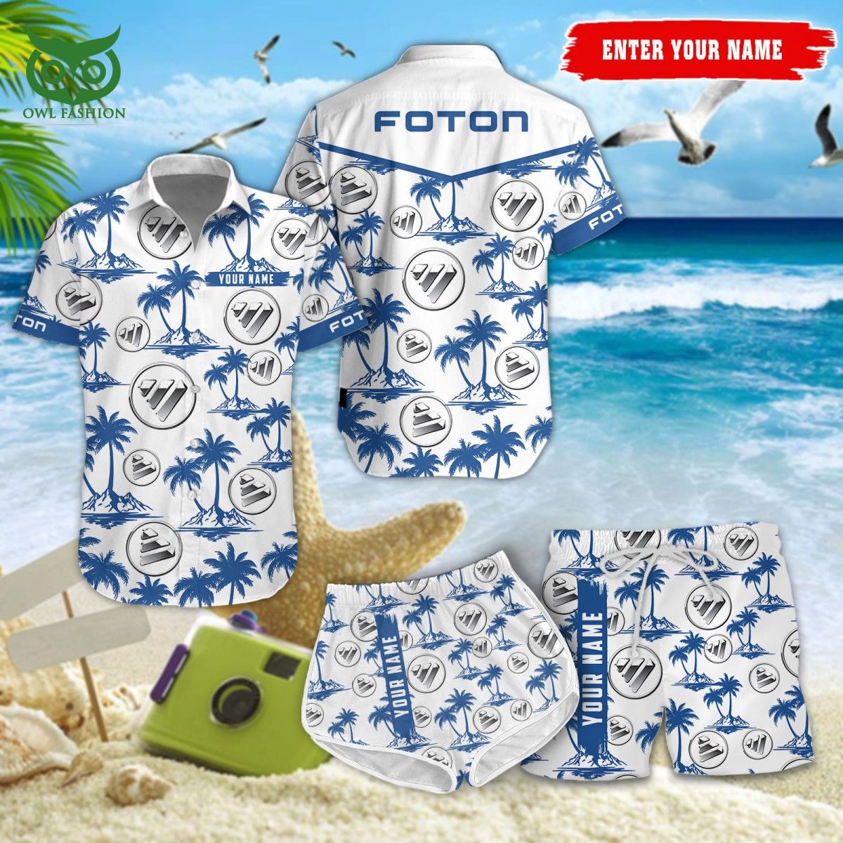 Trending Foton Brand Personalized Hawaiian Shirt Shorts Pic of the century