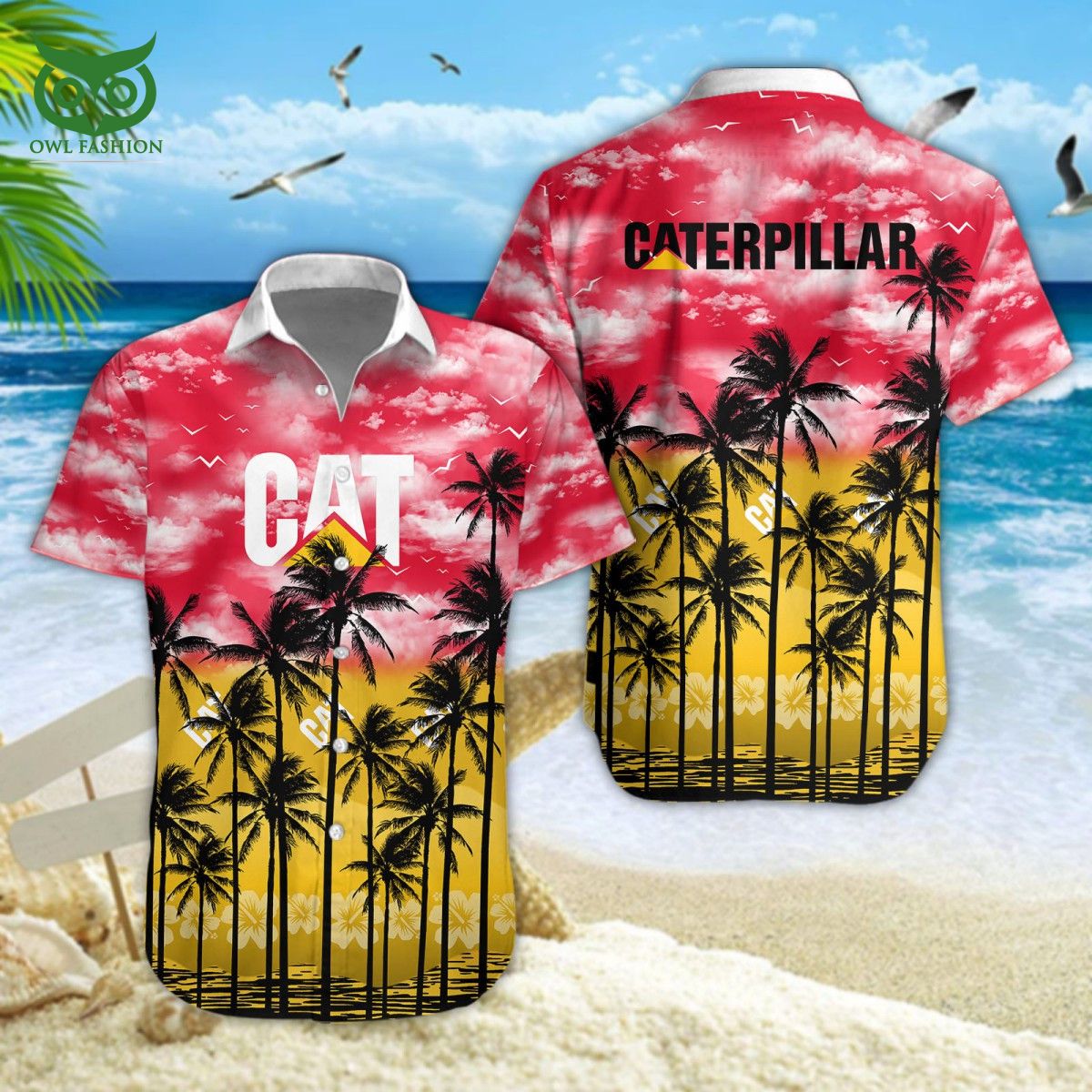 Caterpillar Inc Car Brand Premium Hawaiian Shirt Short Super sober