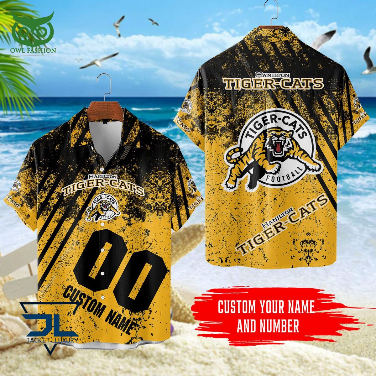 Hamilton Tiger-Cats Personalized Black Ugly Christmas Sweater