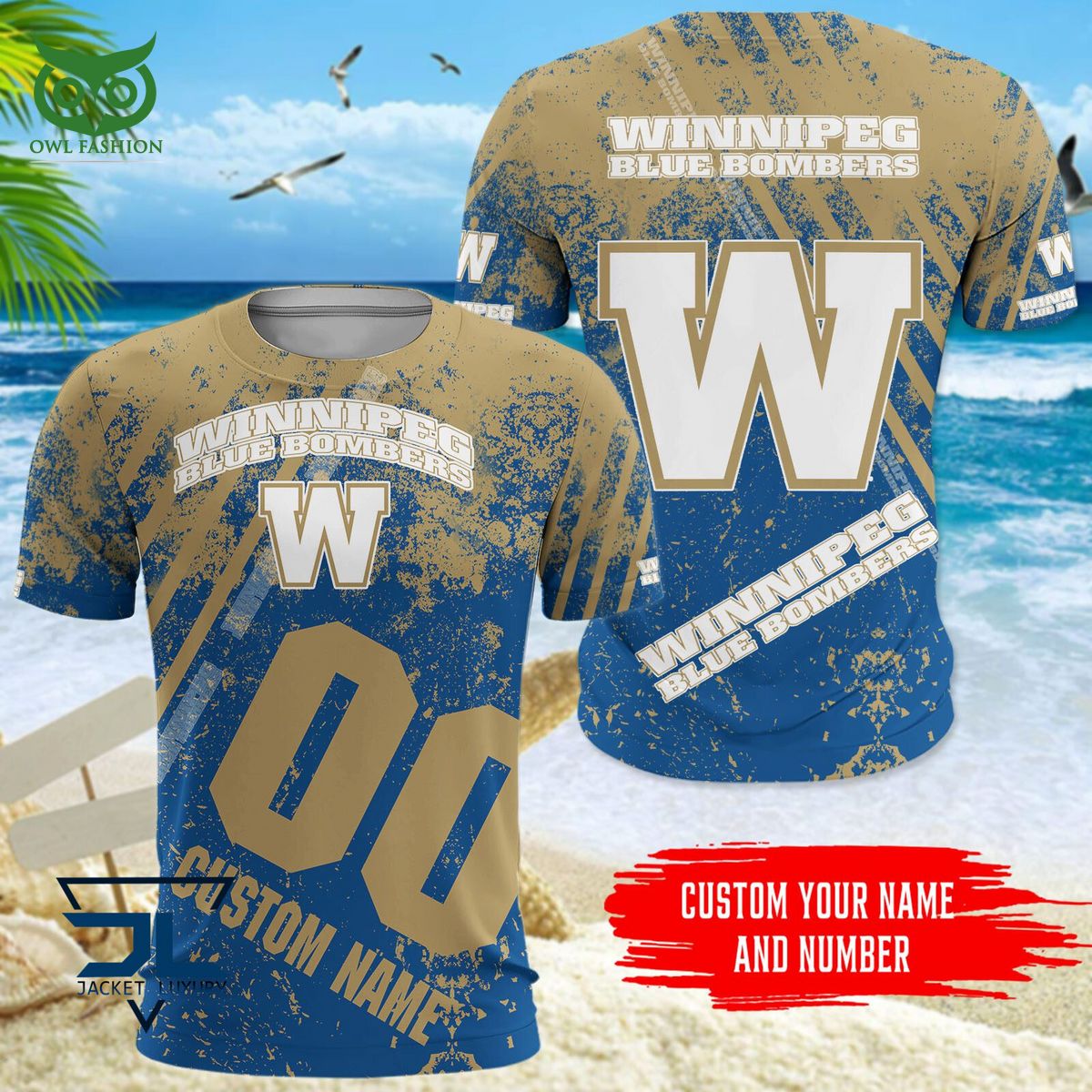 Customized Women's Winnipeg Blue Bombers Home Jersey - The Bomber Store