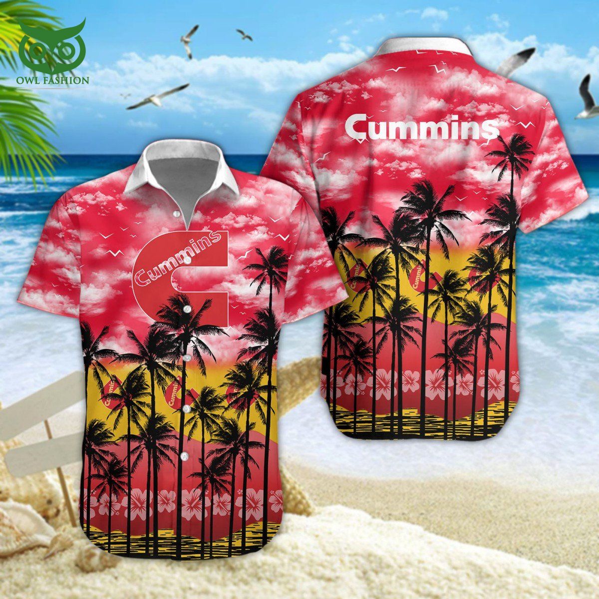 Cummins Trending Car Brand Hawaiian Shirt Short Pic of the century