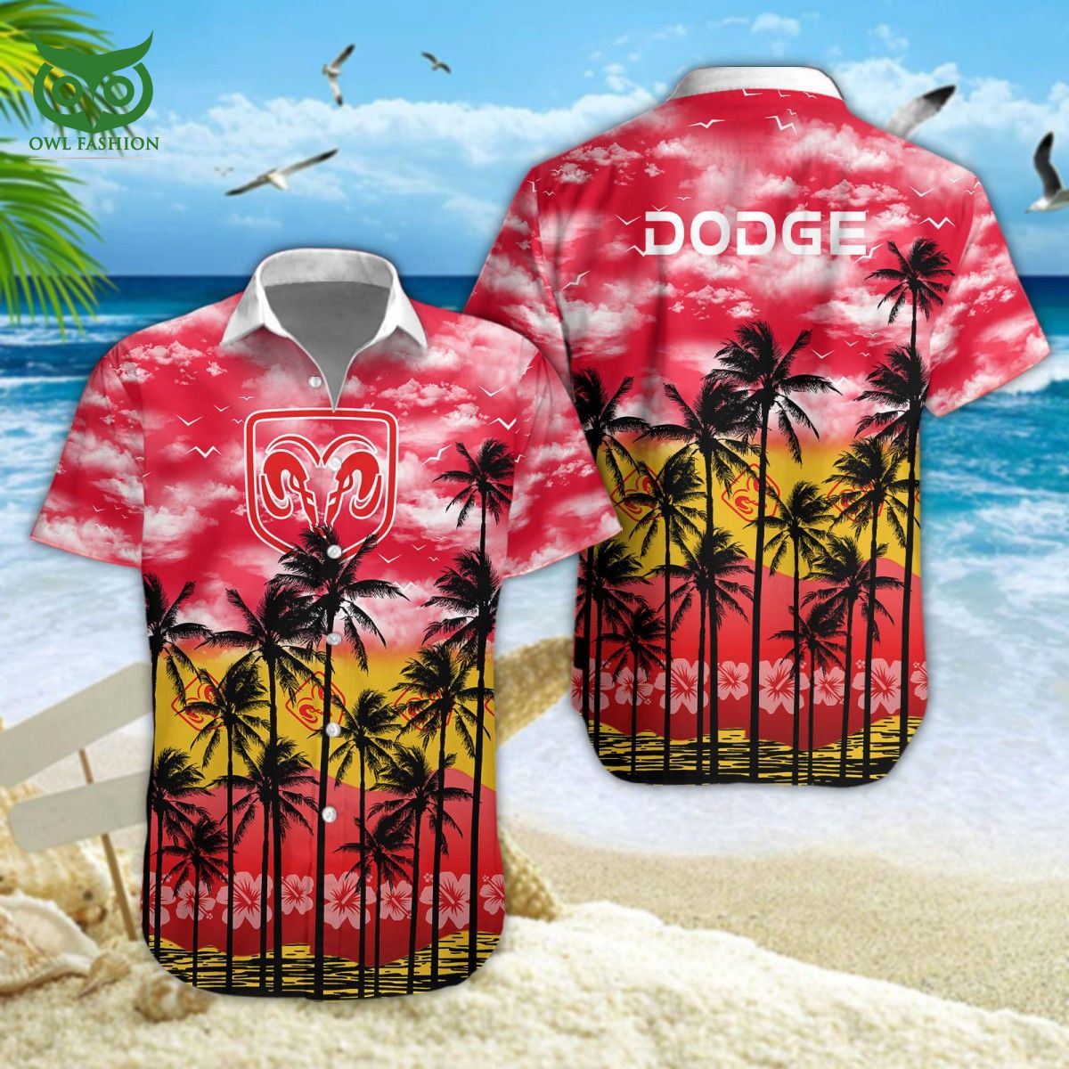 Dodge Luxury Car Brand Hawaiian Shirt Short My favourite picture of yours