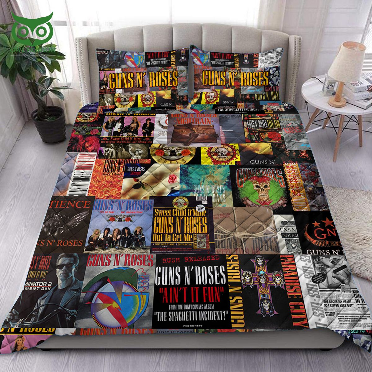 Guns N Roses Rock Albums Quilt Set This is awesome and unique
