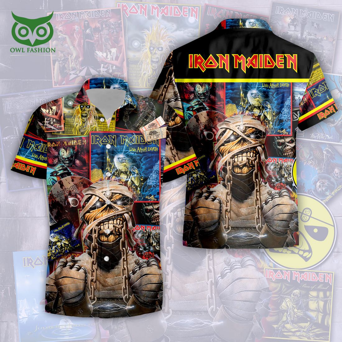 Ironmaiden Beast Hawaiian Shirt Shorts Oh my God you have put on so much!