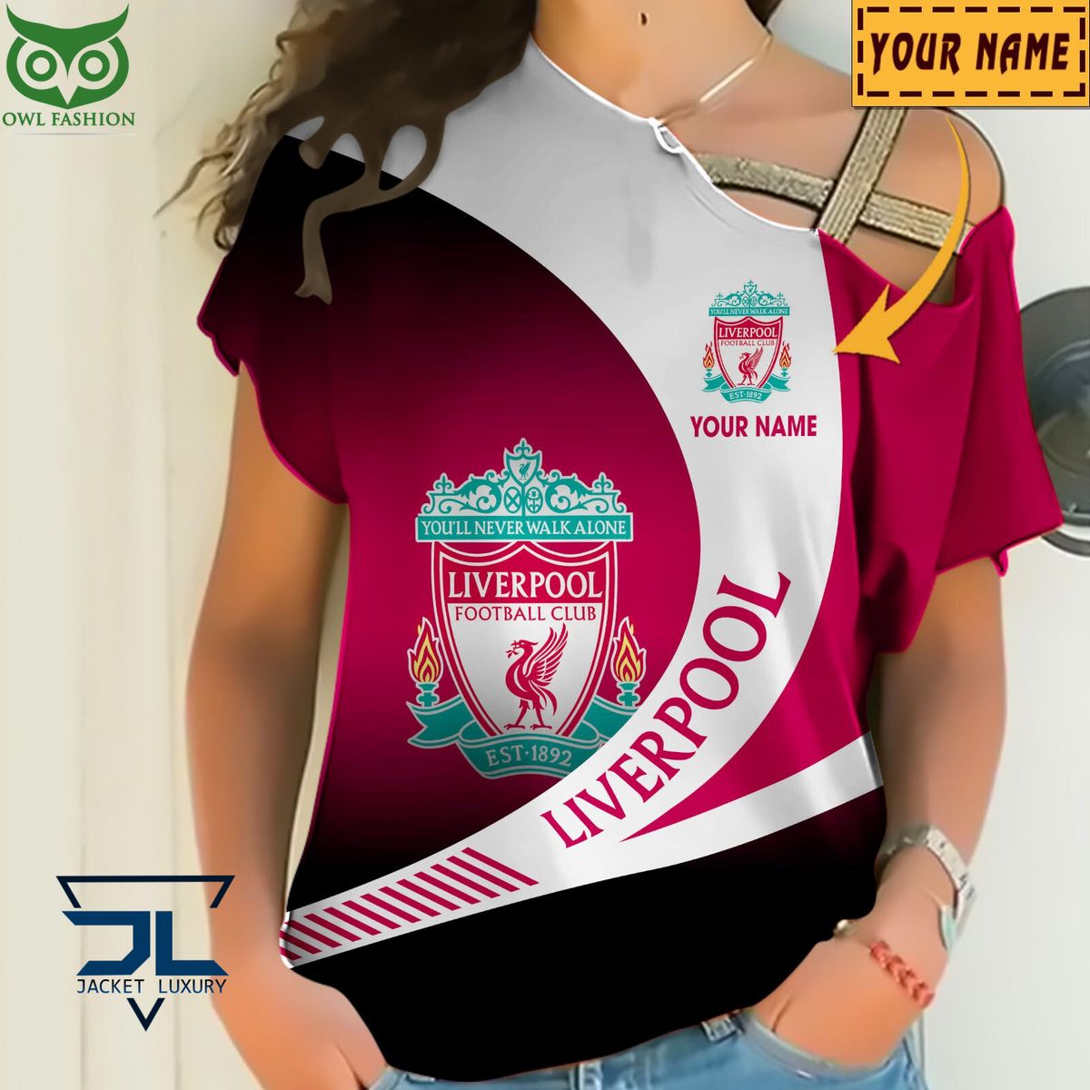 Liverpool F.C Premier League 2023 Customized 3D Polo Tshirt Good look mam