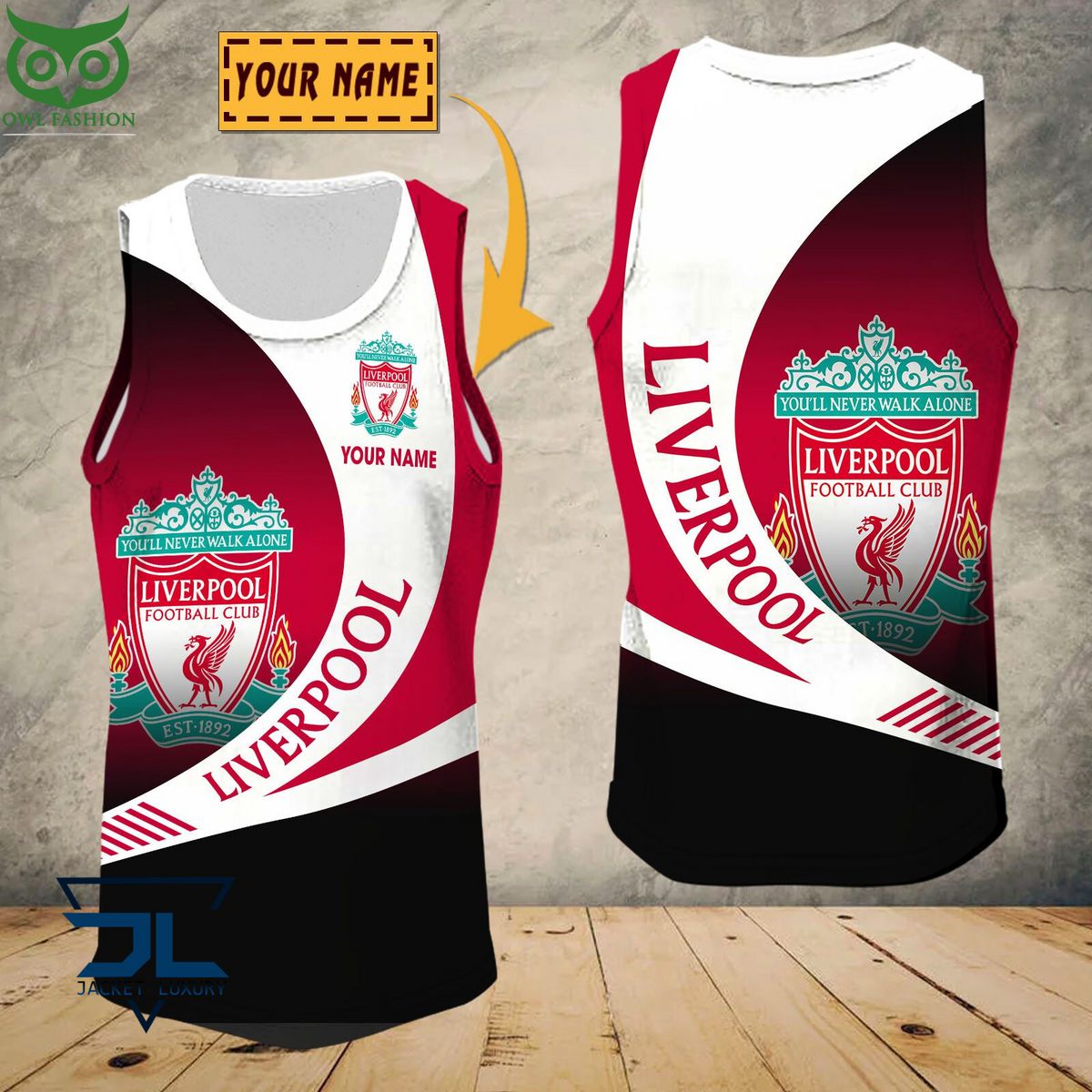 Liverpool F.C Premier League 2023 Customized 3D Polo Tshirt Nice shot bro