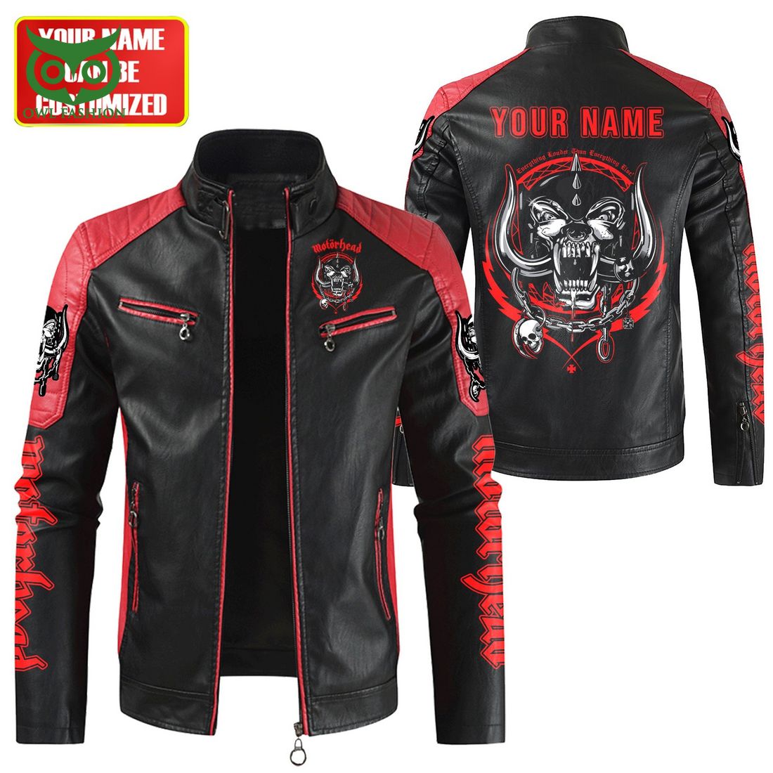 personalized motorhead red sleeves biker leather jacket 2 PglzG.jpg