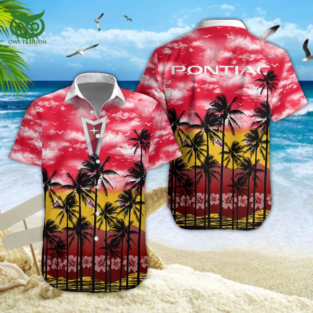 Pontiac Car Brand Premium Hawaiian Shirt Short Handsome as usual