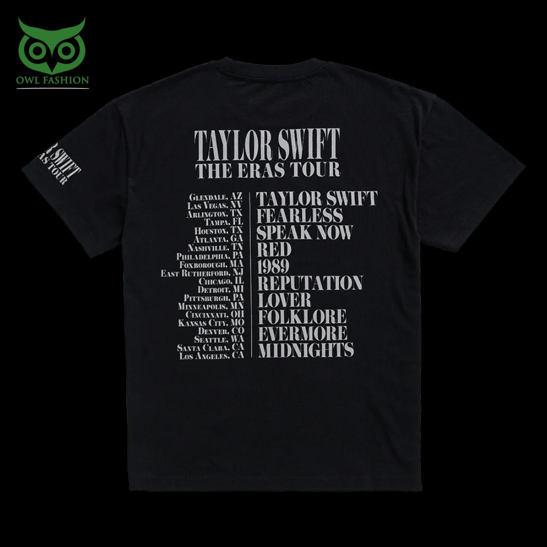 Taylor Swift The Eras Tour Black T Shirt Best couple on earth