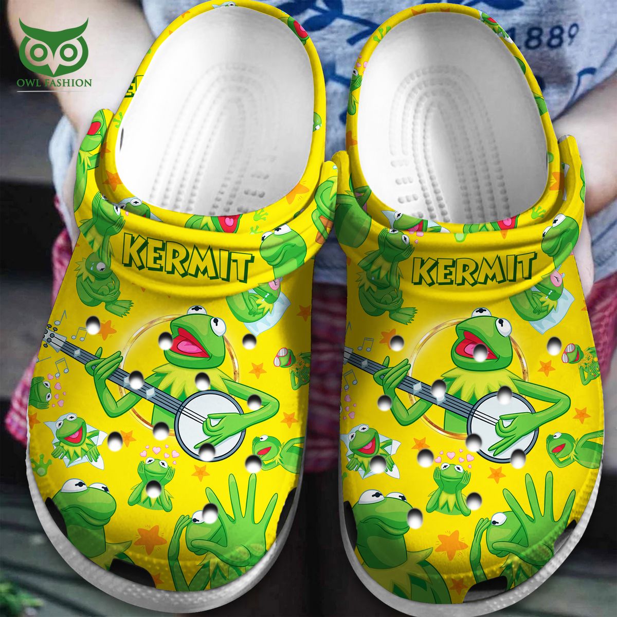 The Muppets Kermit Frog Limited Crocs Wow, cute pie