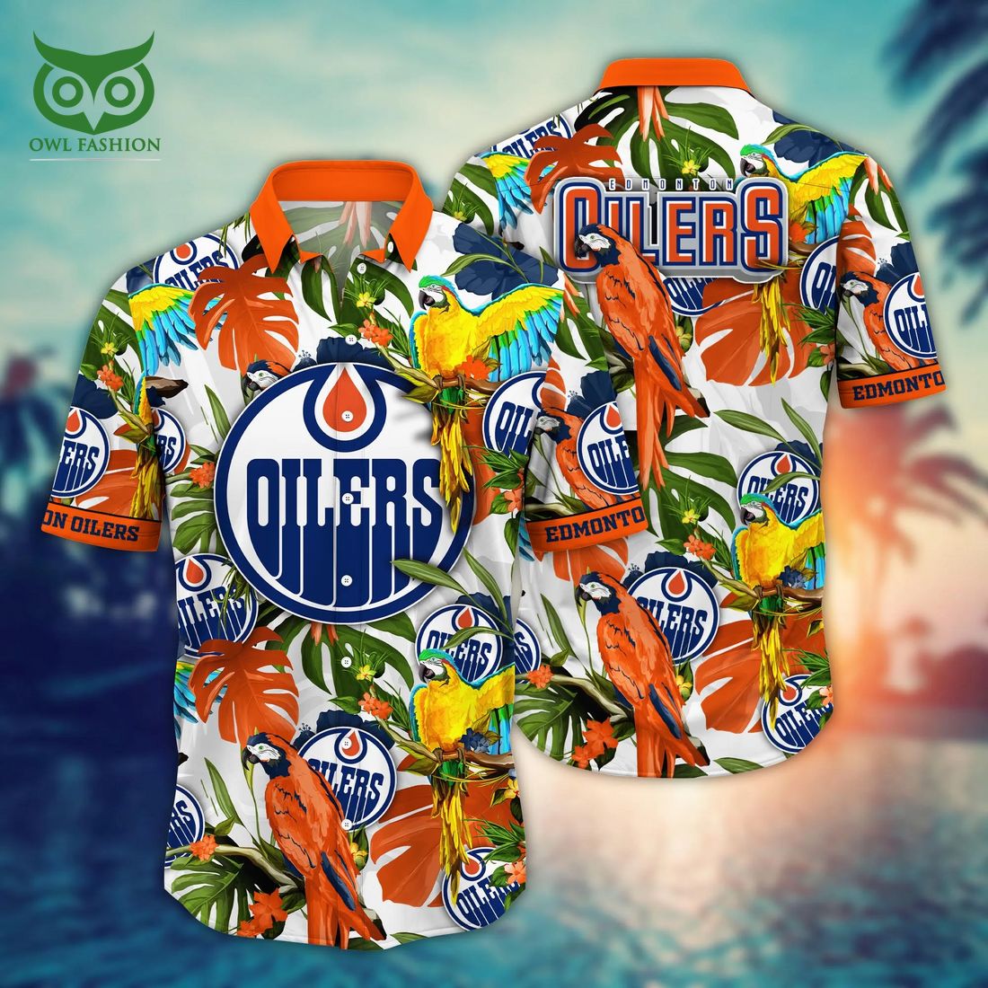 Trending Edmonton Oilers NHL Flower Floral Hawaiian Shirt Studious look