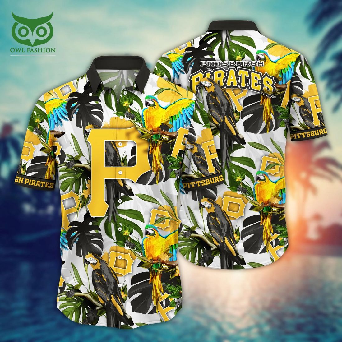 Trending MLB Pittsburgh Pirates Floral Flower Hawaiian Shirt Nice Pic