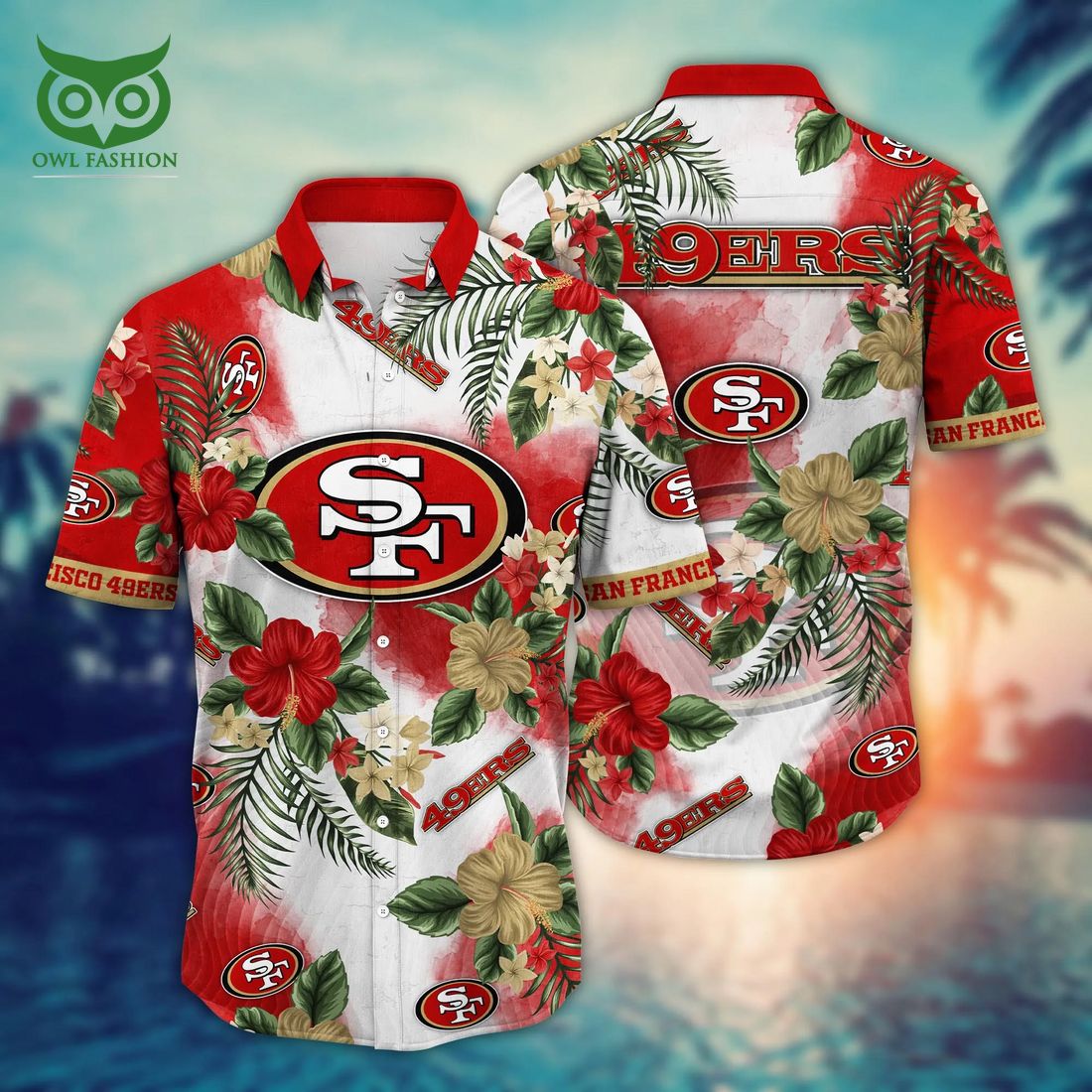 trending nfl san francisco 49ers flower floral hawaiian shirt 1 NAtxm.jpg