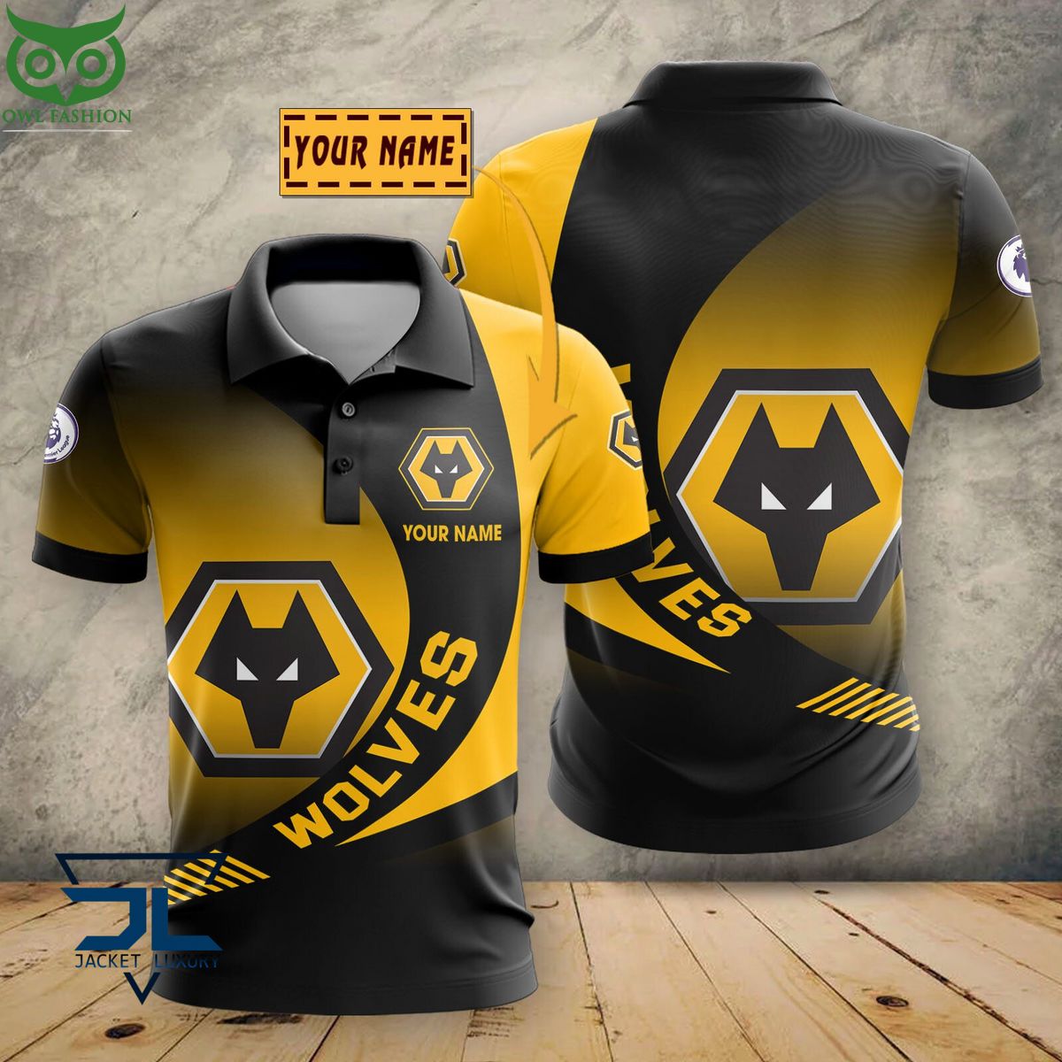 Wolverhampton Wanderers F.C Premier League 2023 Customized 3D Polo Tshirt