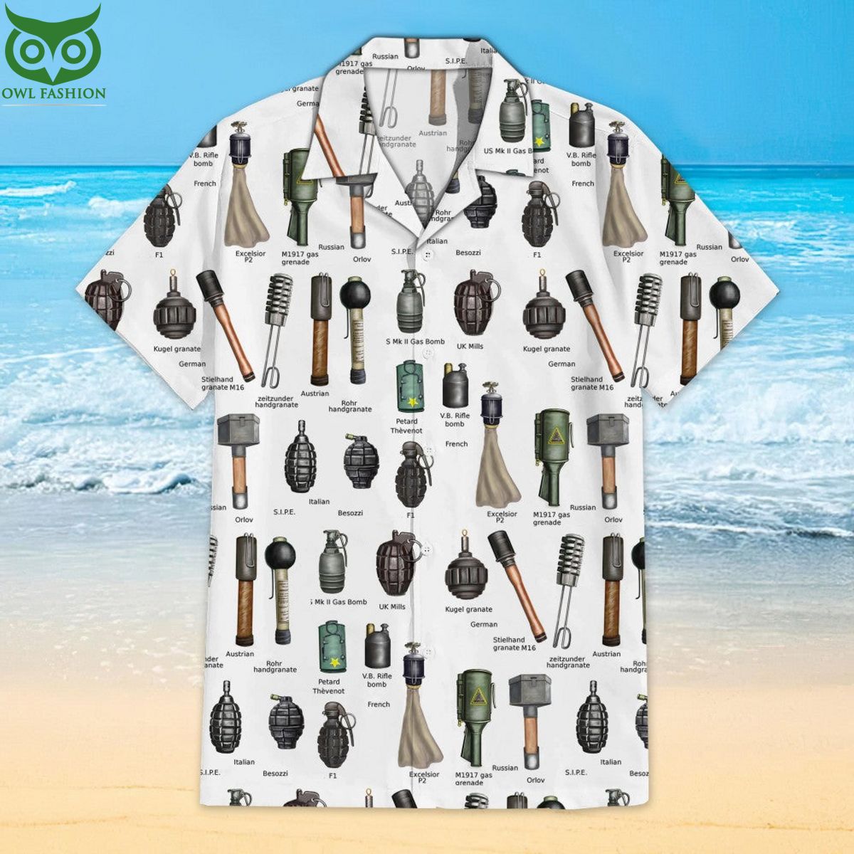 armory bomb grenade explosion cuban collar hawaiian shirt 1 BSRZS.jpg