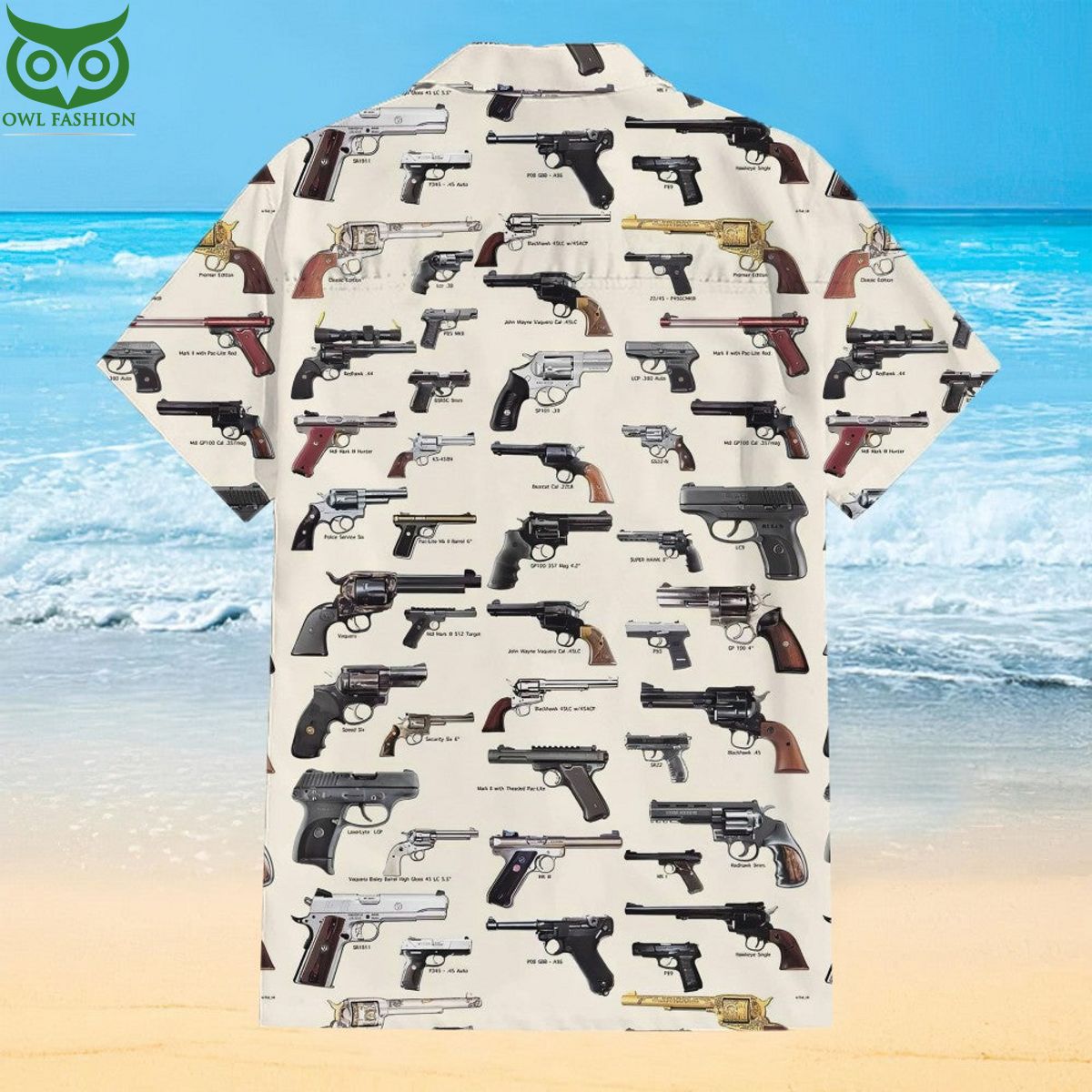 Armory Pistol Globe Collection Hawaiian Shirt You are always best dear