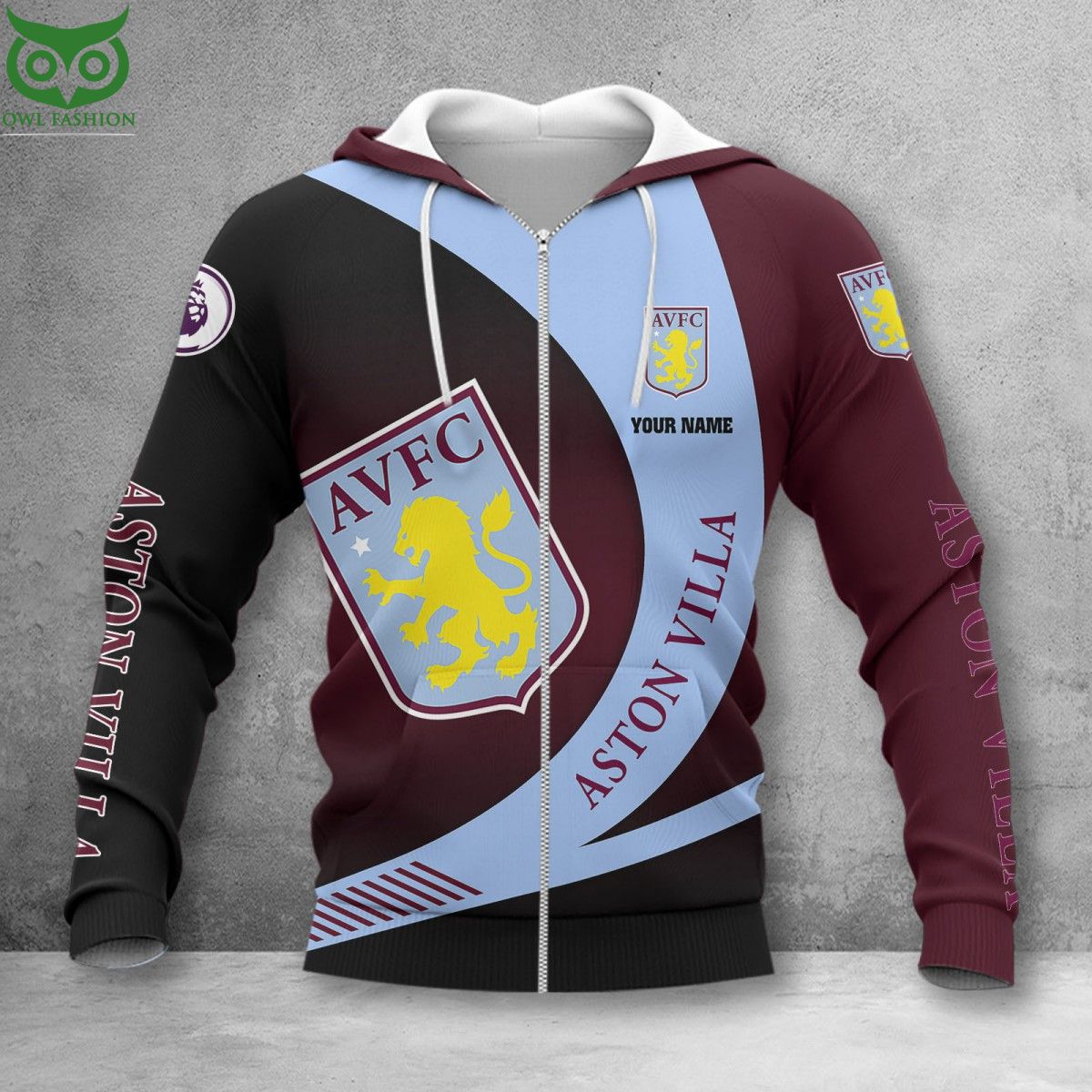 Aston Villa F.C Premier League Hoodie T shirt Sweatshirt Loving click