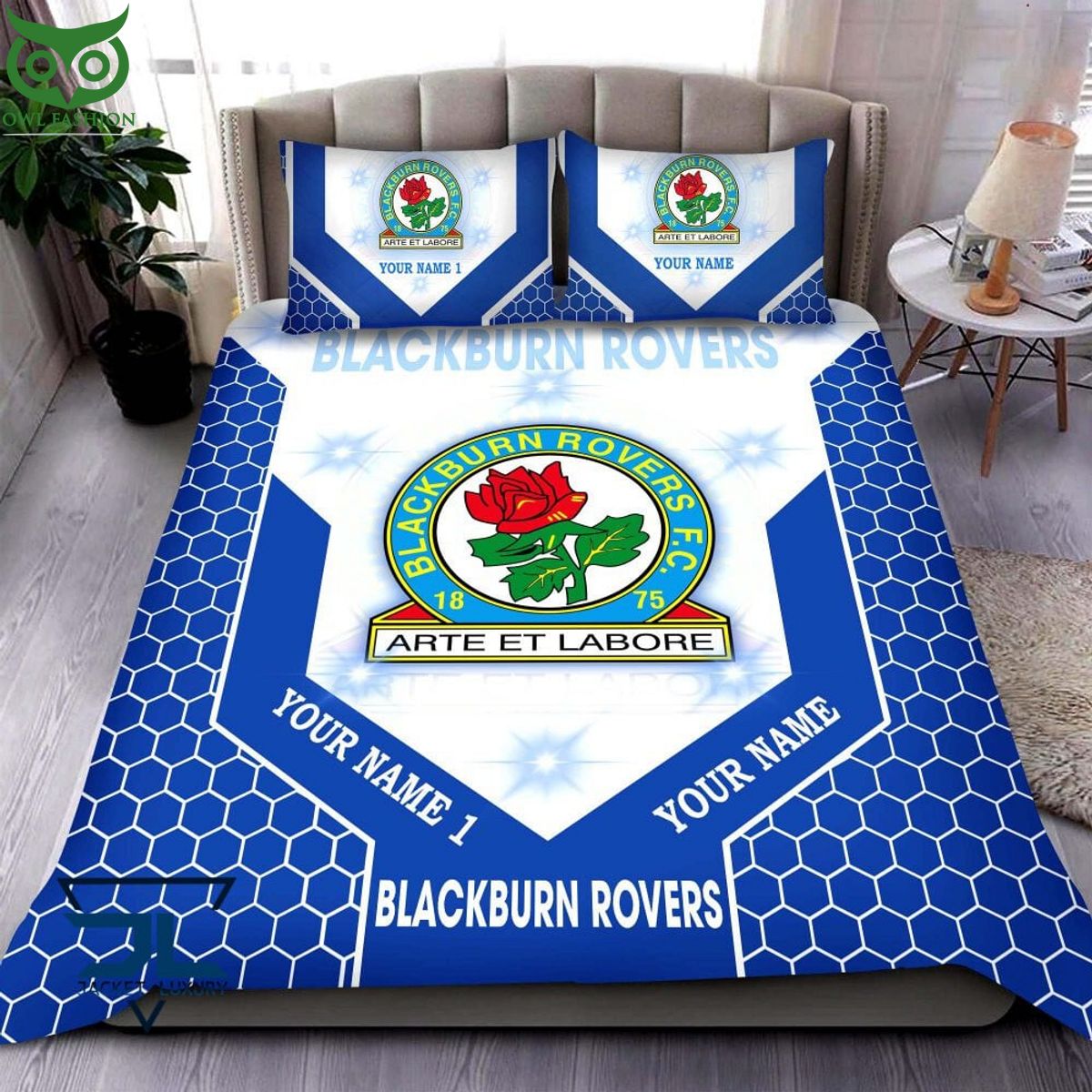 Blackburn Rovers EFL Champion Customized Bedding Set