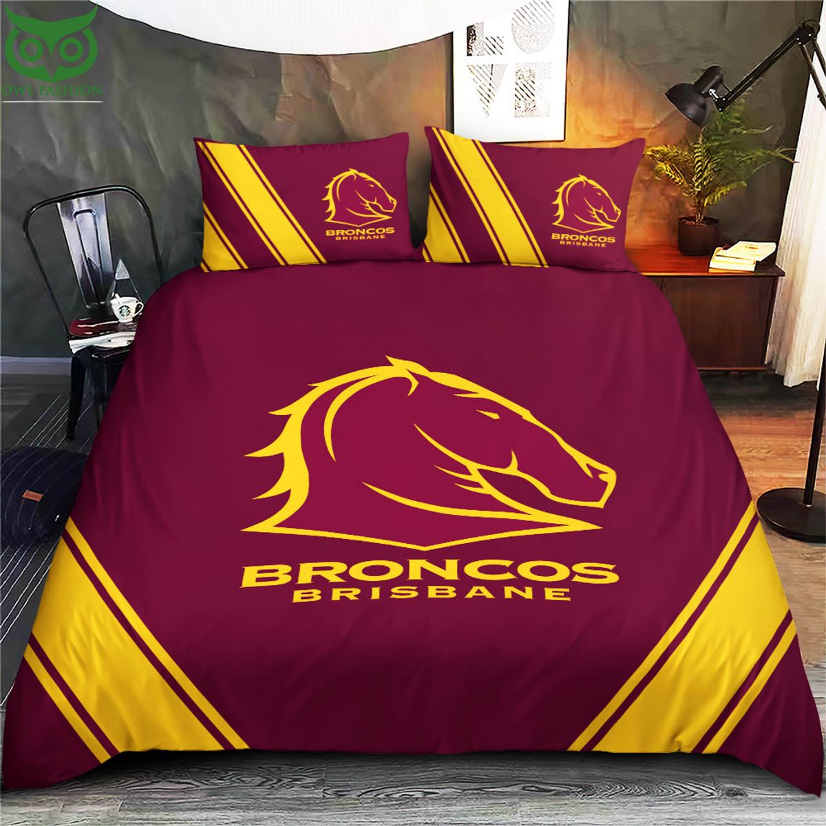 Brisbane Broncos Limited Bedding set You guys complement each other