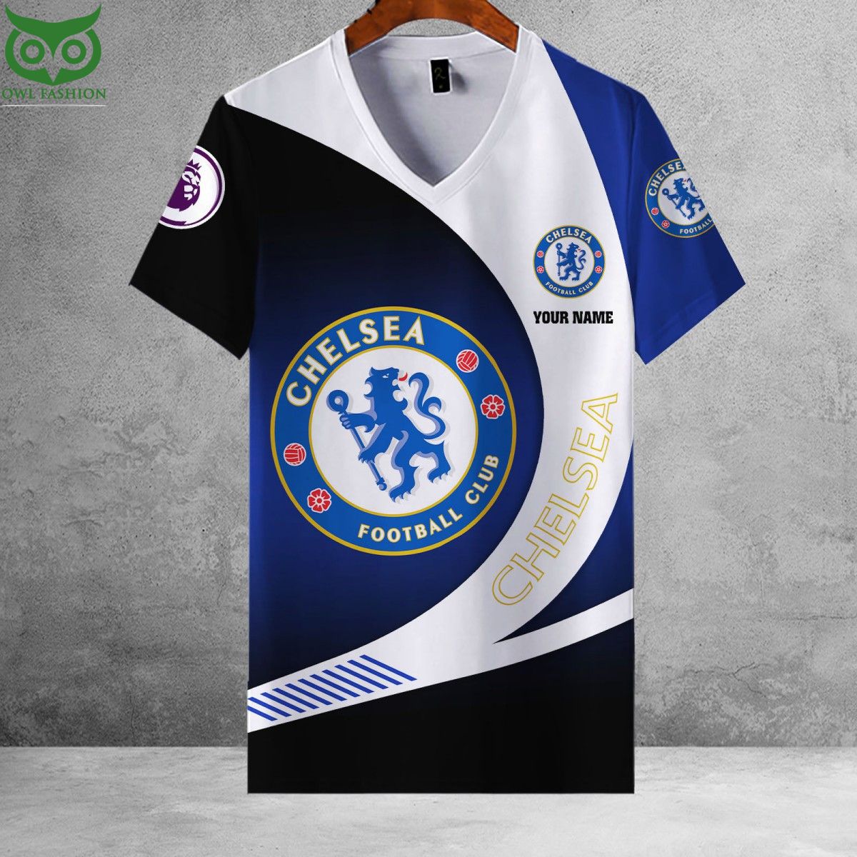 Chelsea F.C. Premier League Hoodie T shirt Sweatshirt Cutting dash