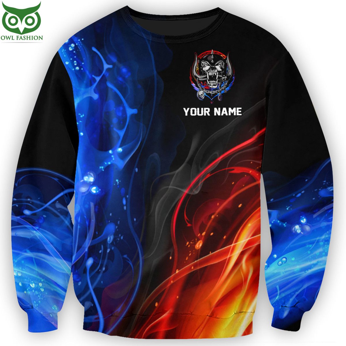 Custom Name Motorhead Gradient 3D Shirt I am in love with your dress