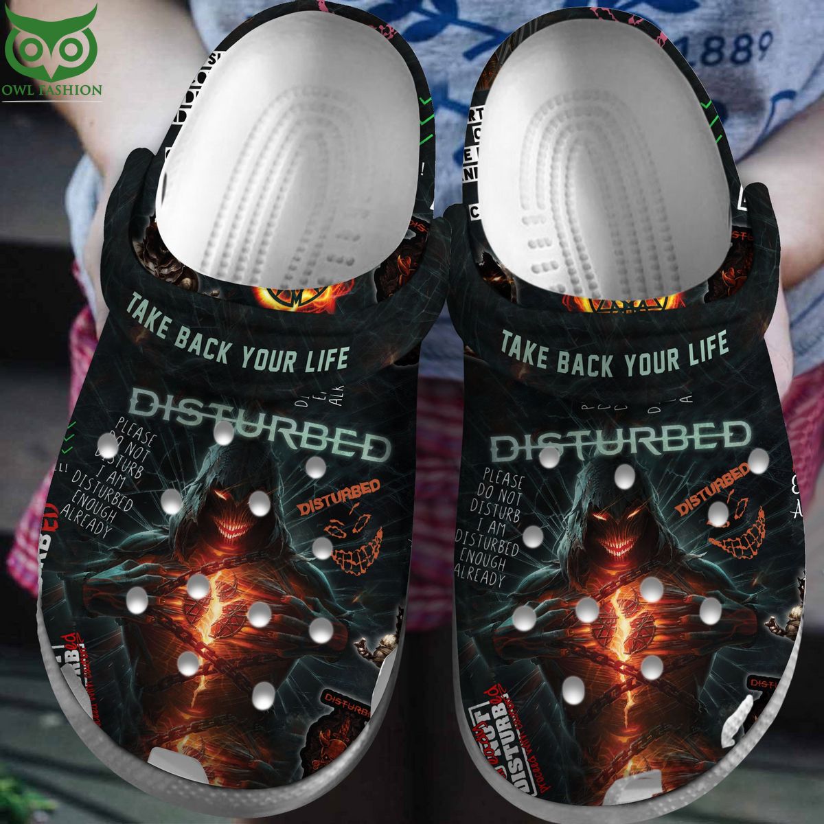 Disturbed Take Back Your Life Clogs
