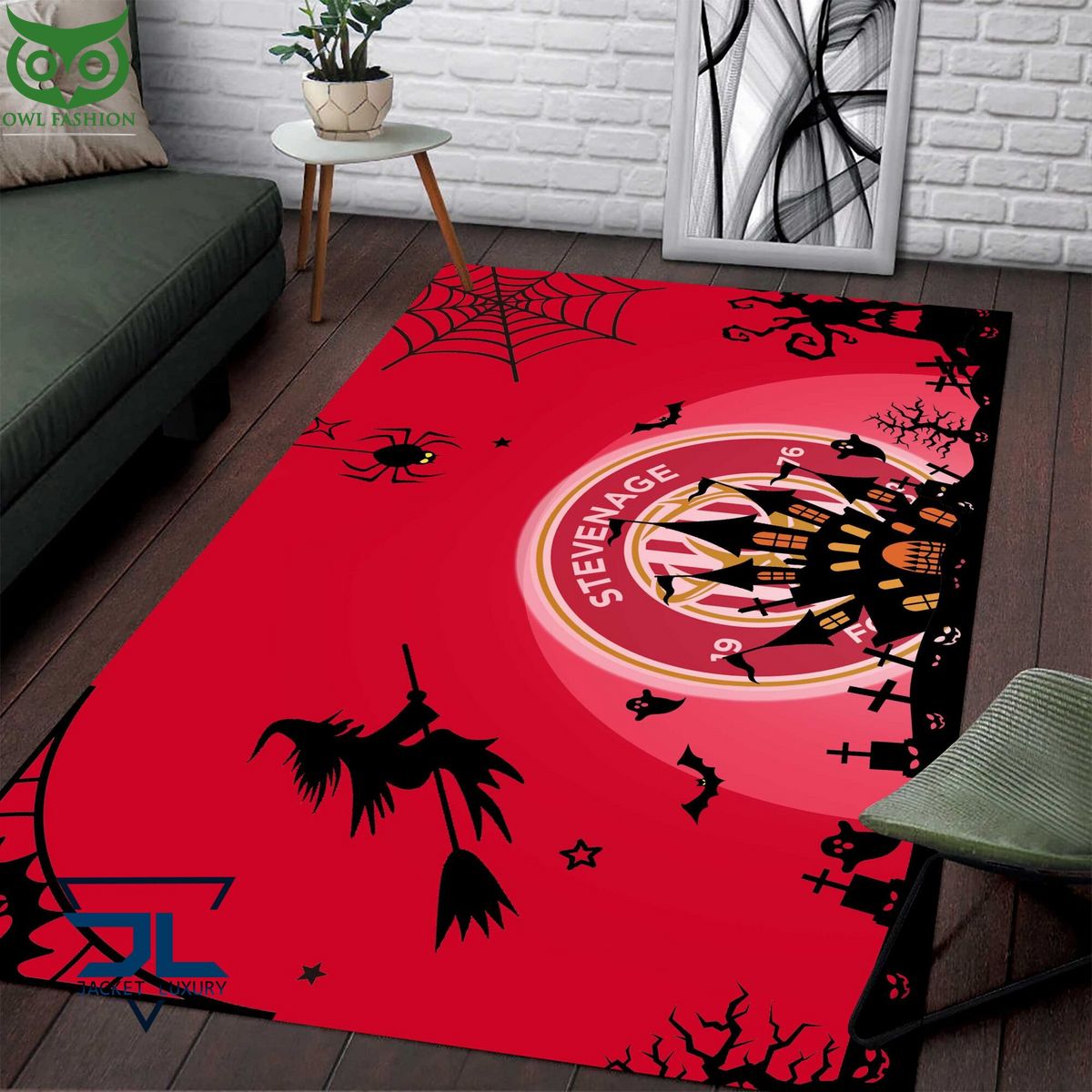 EFL Stevenage FC Halloween Carpet Rug