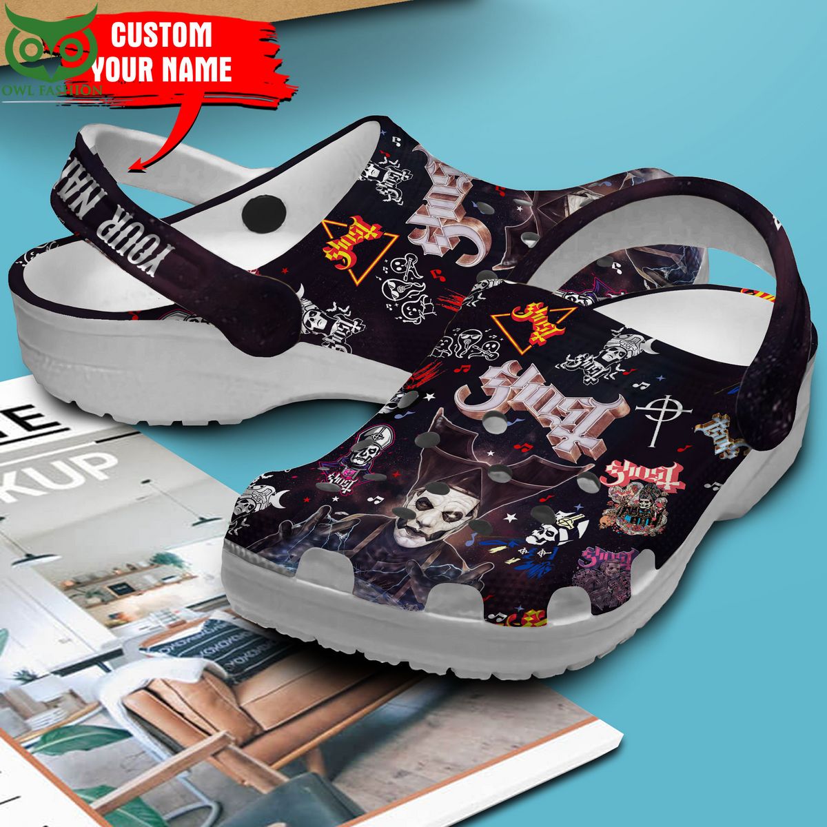 Ghost Rock Band Customized Premium Clogs My friend and partner