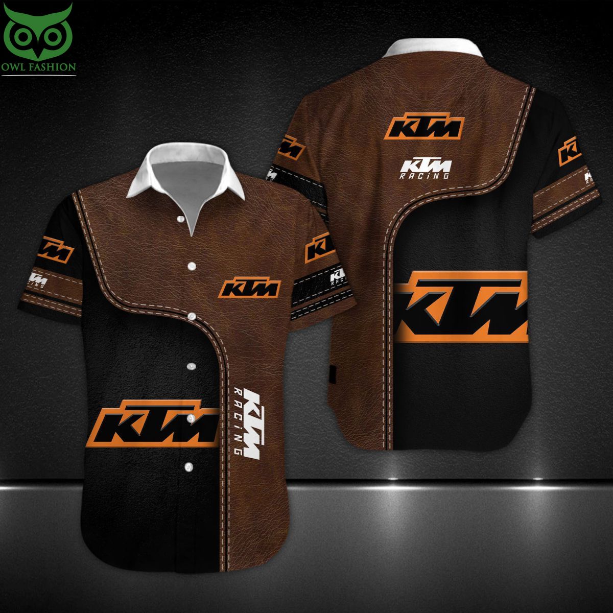 ktm racing motorcycle brand custom hawaiian shirt short 1 U359a.jpg