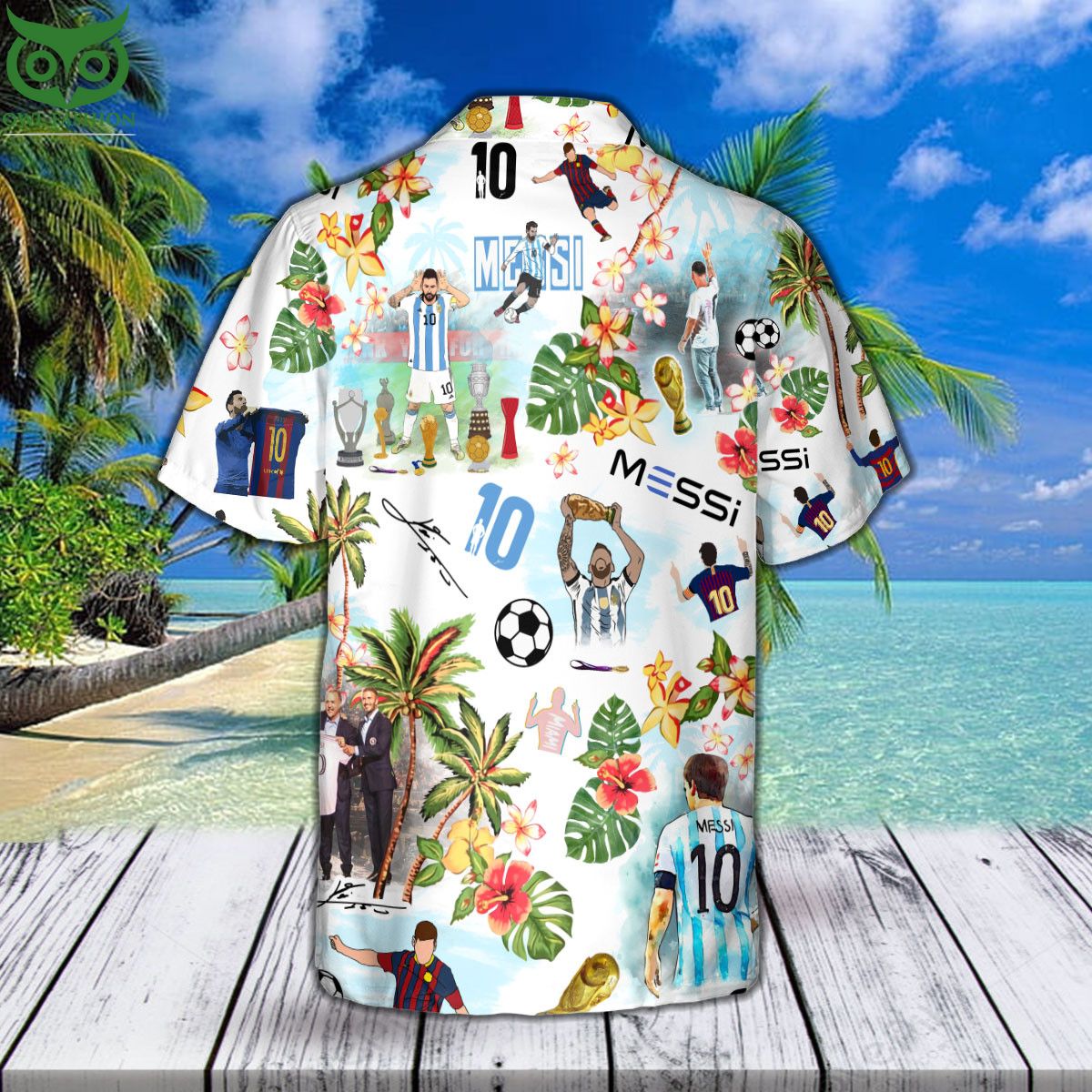 Lionel Messi Number 10 Hawaiian Shirt It is too funny