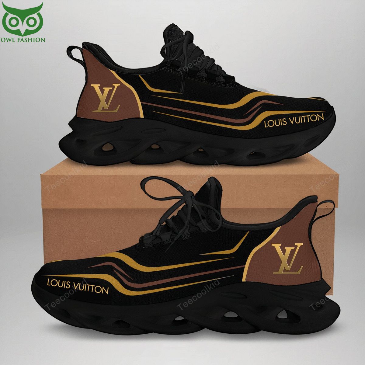 Louis Vuitton US Black Max Soul Sneakers Good one dear