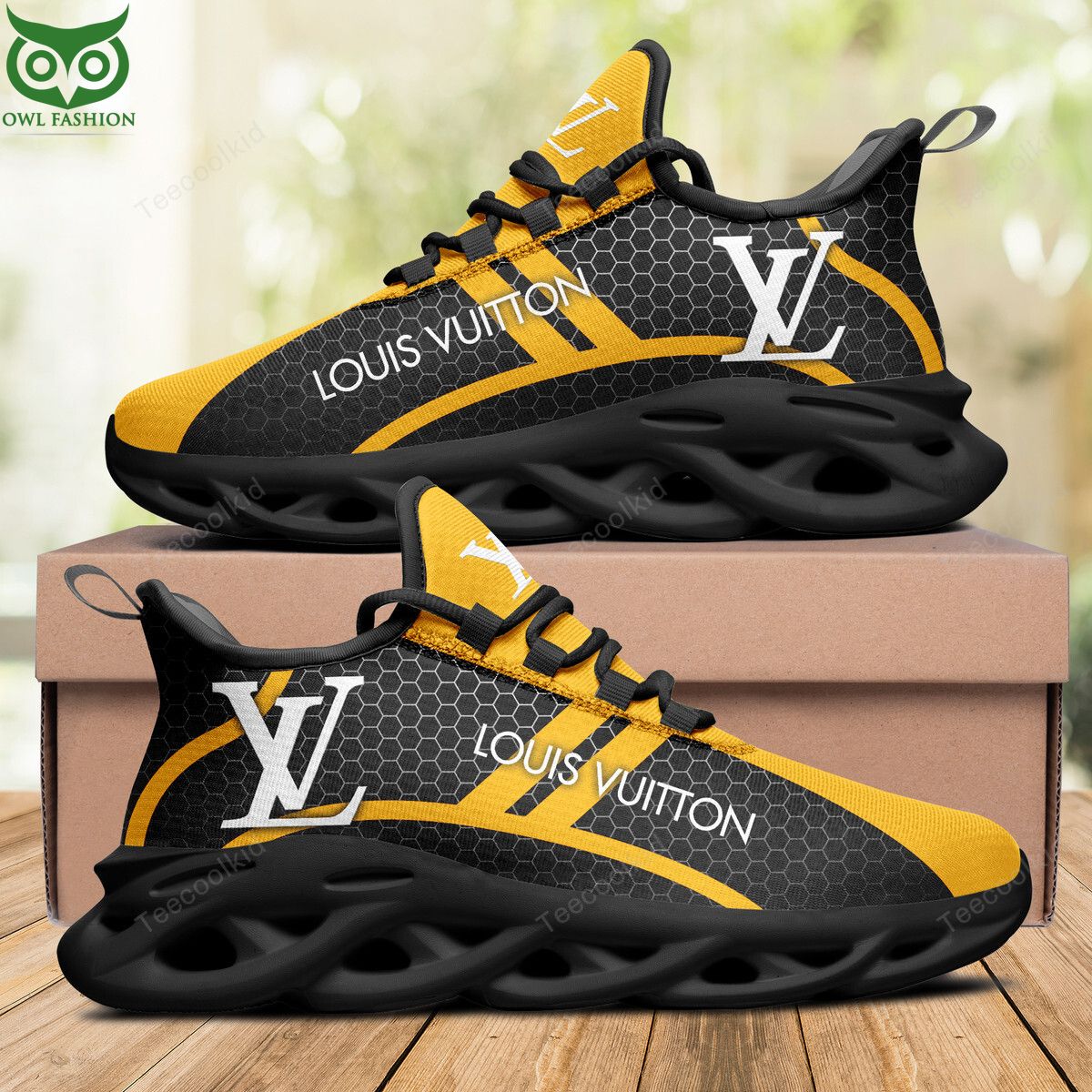 Louis Vuitton US Bright Yellow Max Soul Sneakers