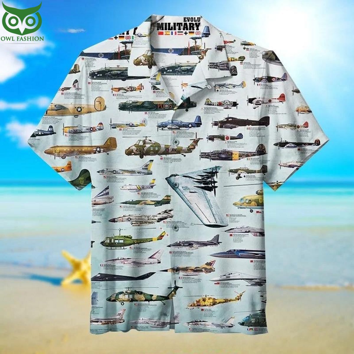 Military Aircraft Evolution Unisex Hawaiian Shirt It is more than cute