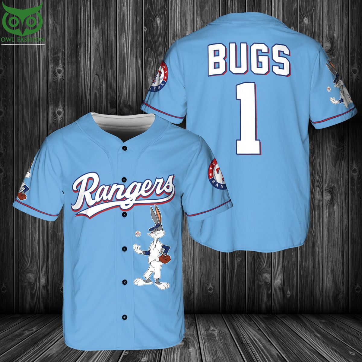 mlb texas rangers bugs bunny baseball jersey shirt 1 J9Xbu.jpg