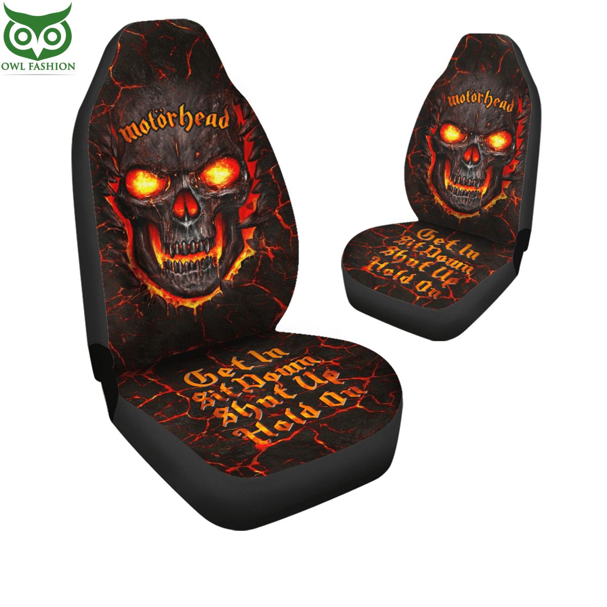 Motorhead Skull Fire Car Seat Cover You are getting me envious with your look