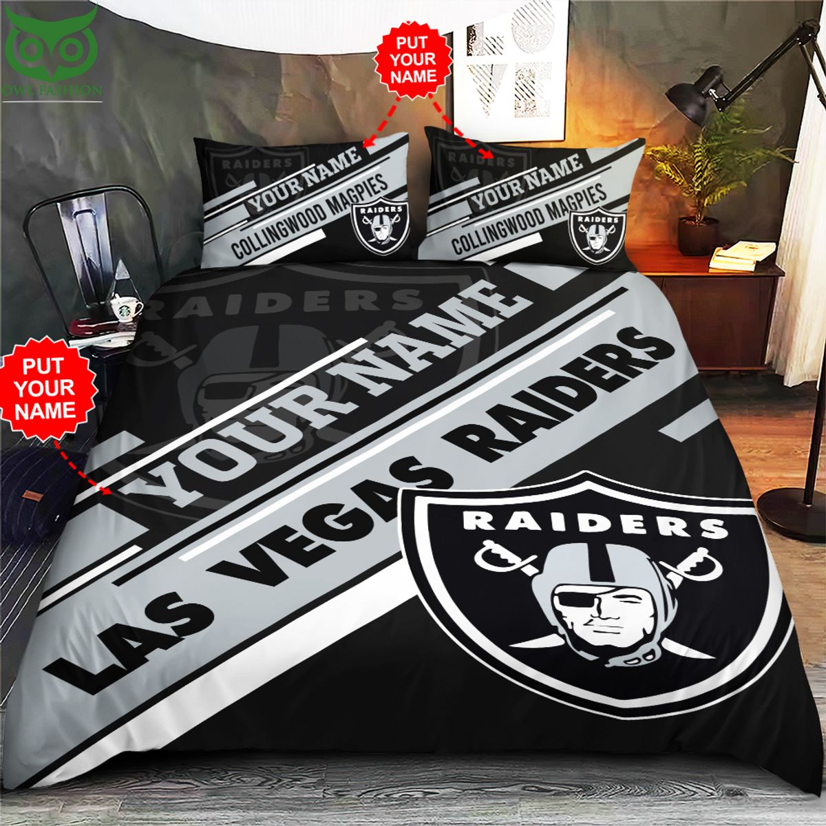personalized las vegas raiders nfl bedding set 1 qyQwR.jpg