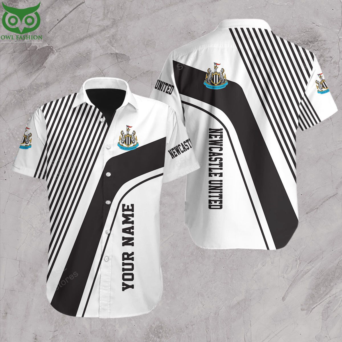 Premier League Newcastle United Customized Hawaiian Shirt Short
