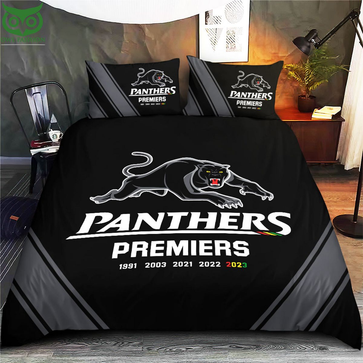 Premiers Penrith Panthers Limited Bedding set Eye soothing picture dear