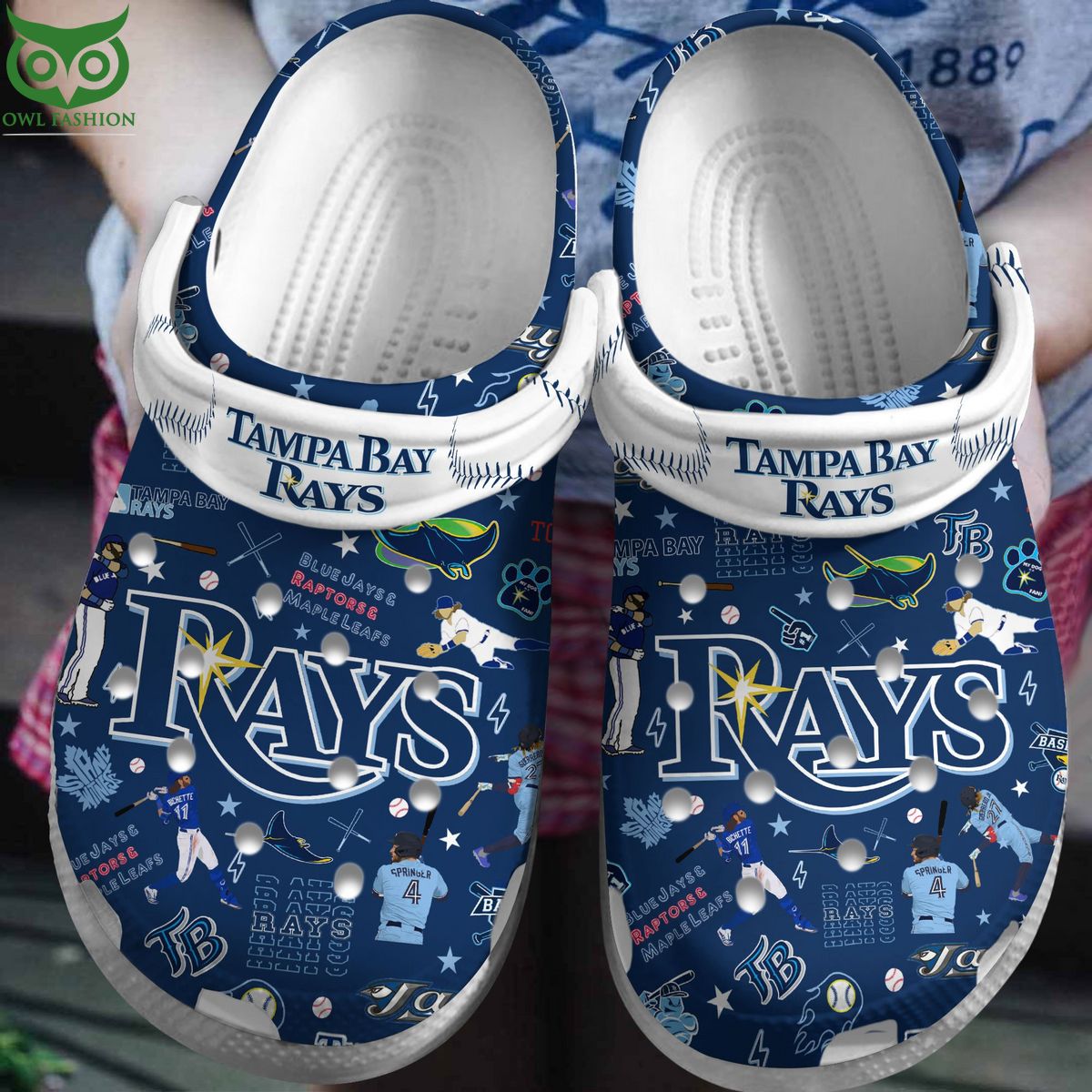 Tampa Bay Rays MLB Premium Clog Crocs