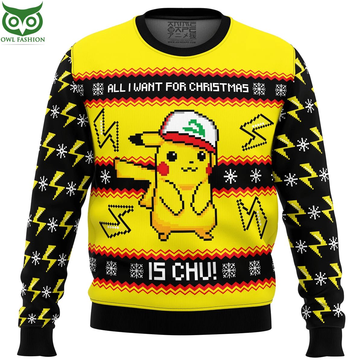 Trending All I Want For Christmas Is CHU! Ugly Christmas Sweater